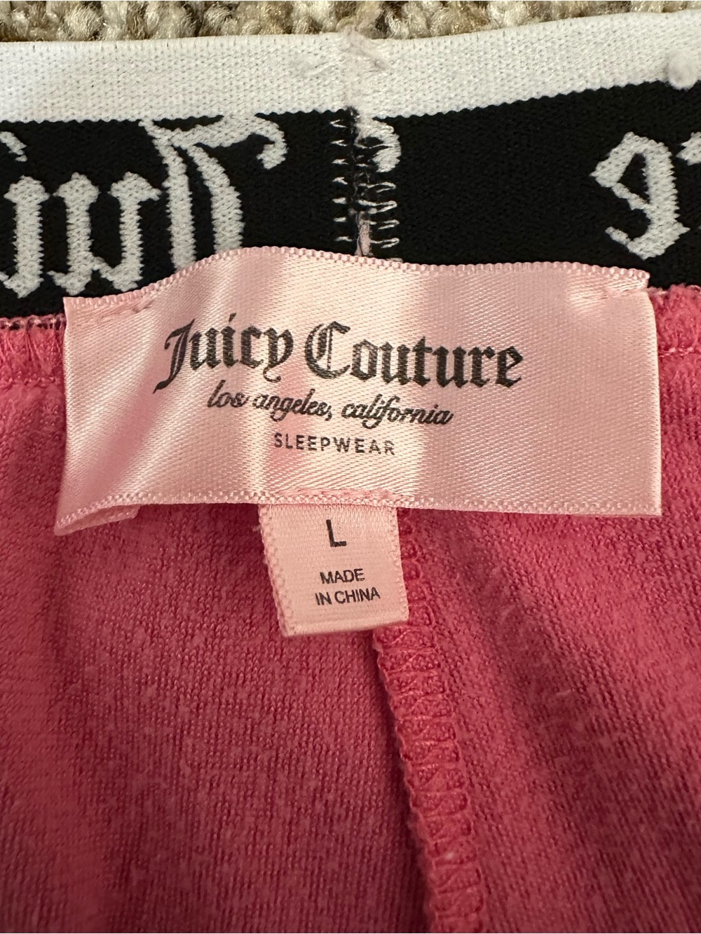 Juicy Couture Pink Velour Shorts - Picture 3 of 3